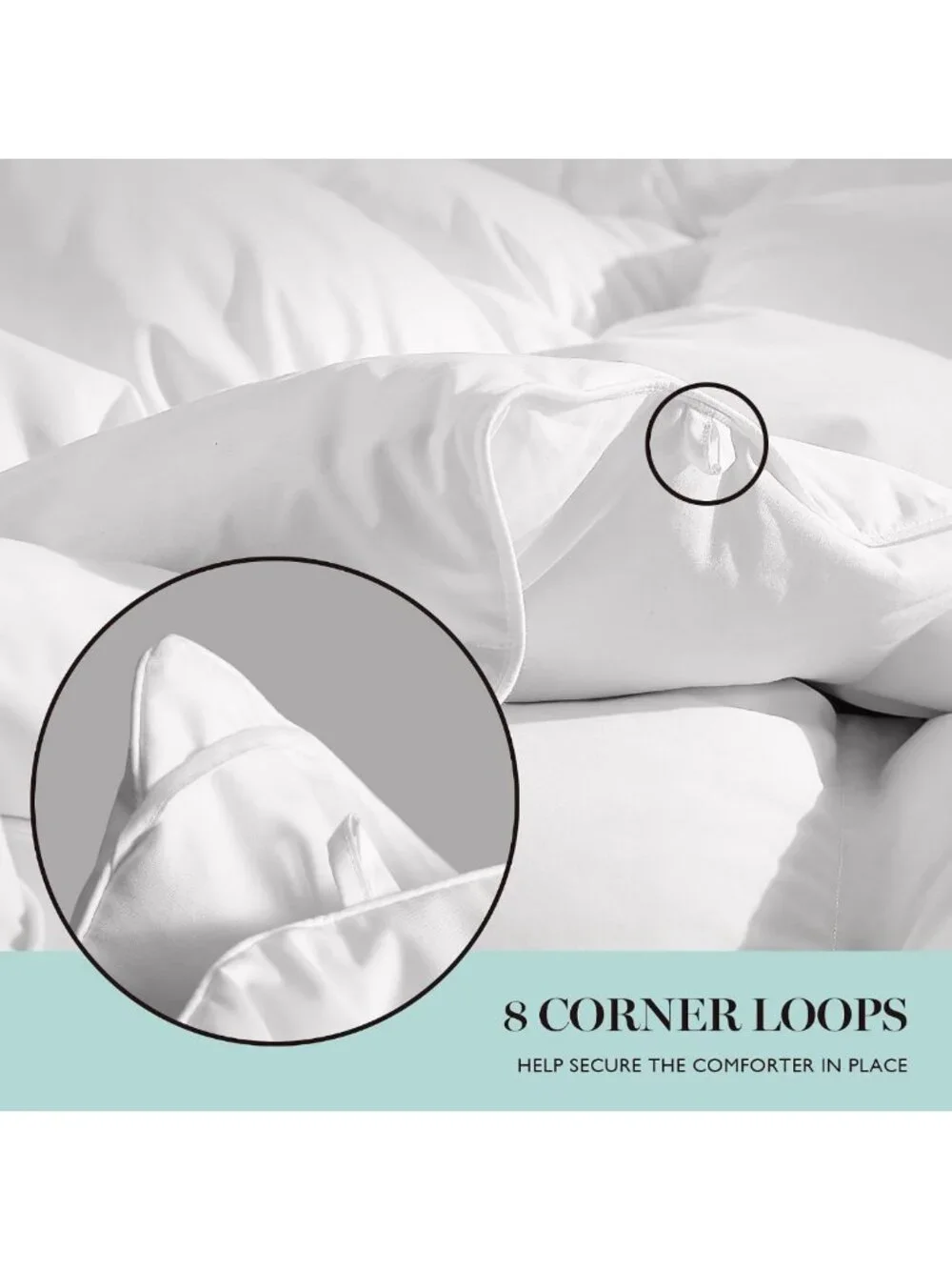 Luxury Goose Down Fiber Comforter - Twin Size, Soft & Cozy Bedding Essential